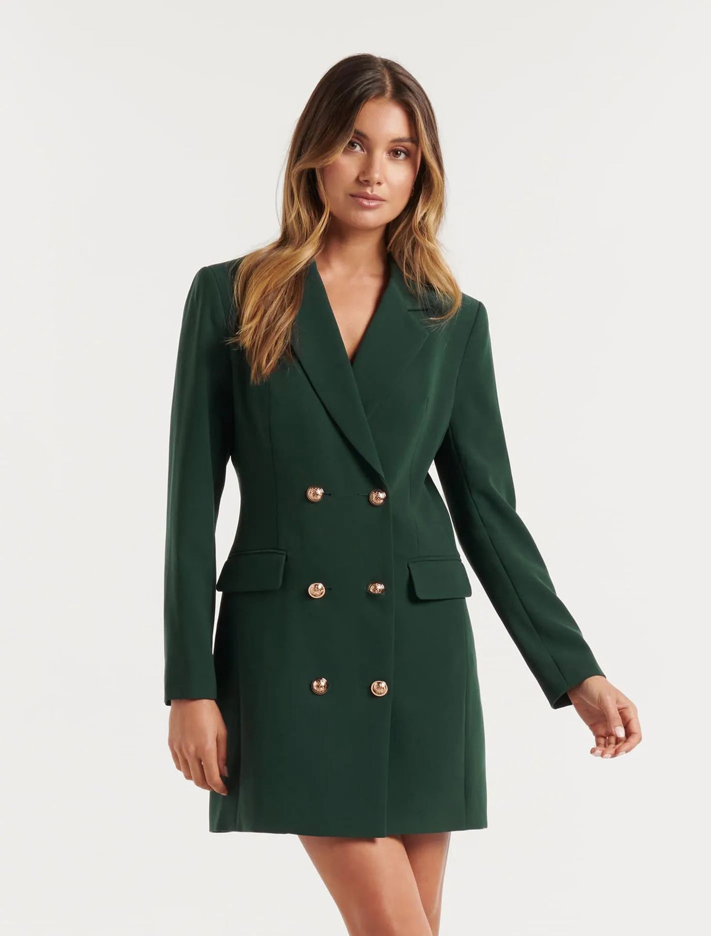 Elegantes Blazer-Kleid für Damen – Schwarz
